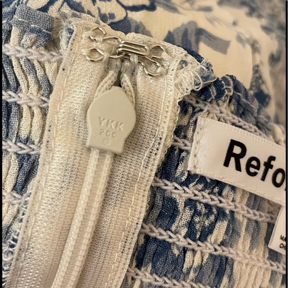 Reformation Nikita dress   Pompadour  AUTHENTIC - Picture 11 of 14